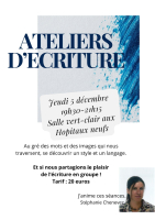 Atelier d'écriture